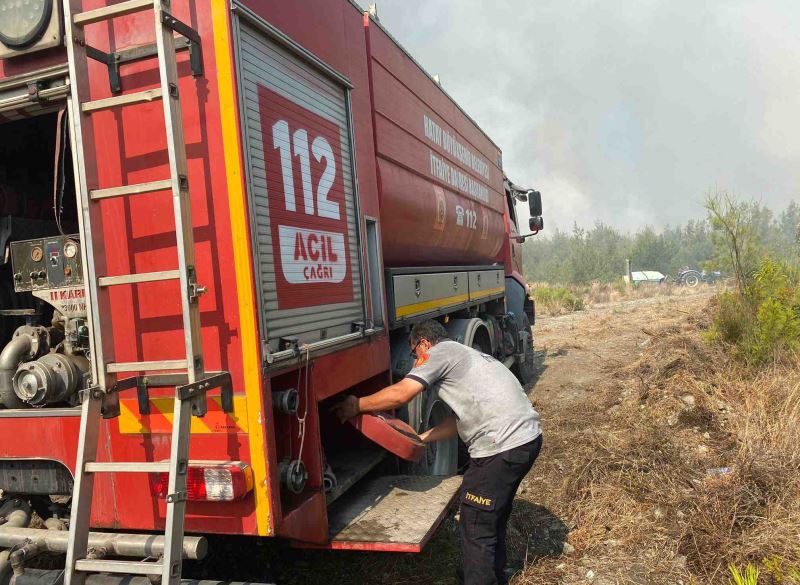 HBB EKİPLERİNDEN DÖRTYOL’DAKİ YANGINA ANINDA MÜDAHALE