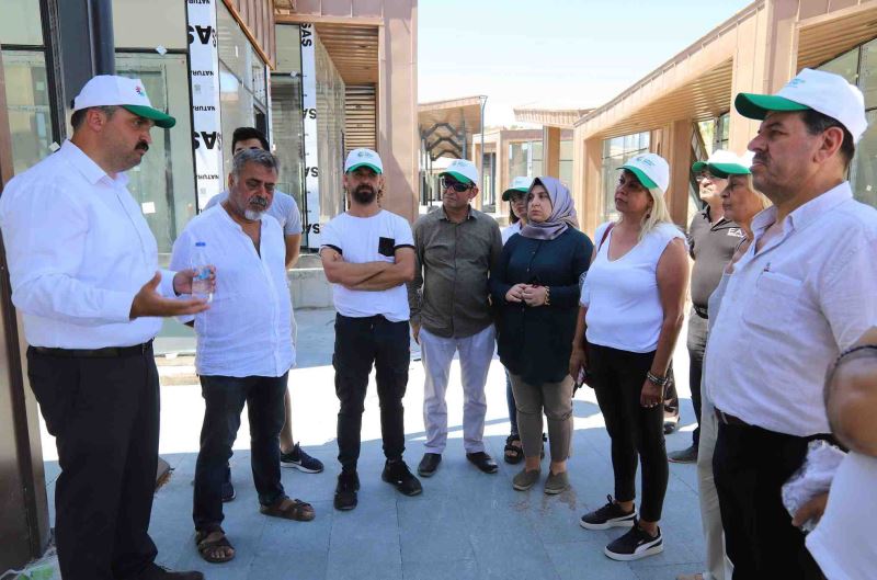 HATAYLI ZANAATKÂRLAR EXPO ALANINI ZİYARET ETTİ