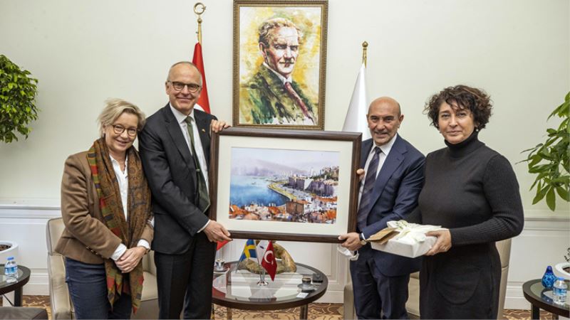 Başkan Soyer, İsveç’in Ankara Büyükelçisi’ni ağırladı