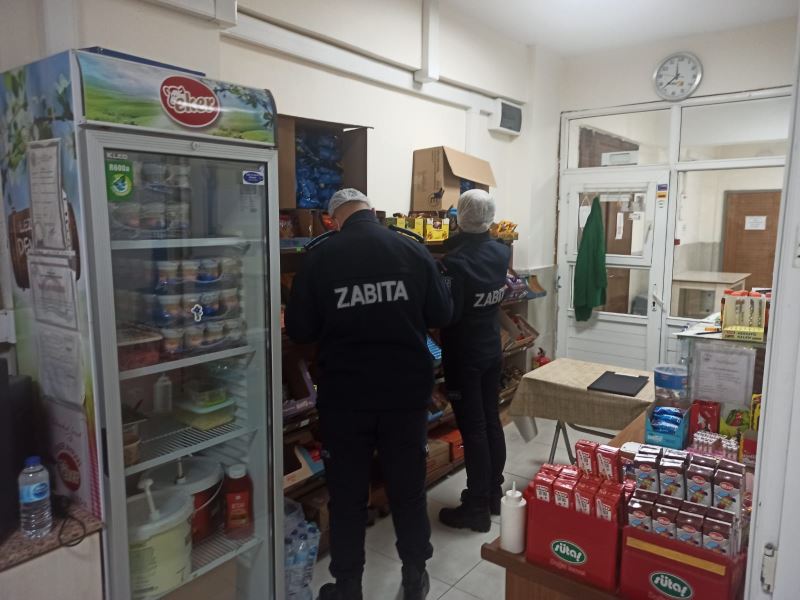 ZABITANIN OKUL KANTİNİ DENETİMLERİ ARALIKSIZ SÜRÜYOR
