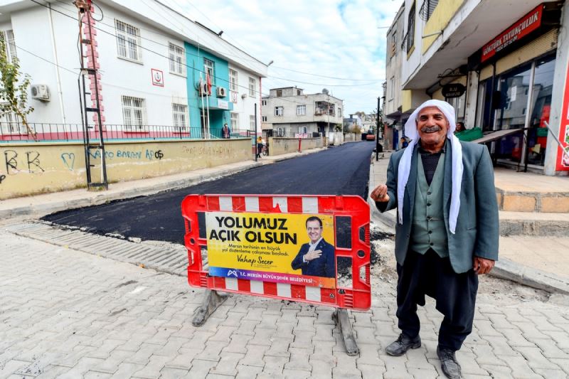Mersin Büyükşehir, Çay Mahallesi’ni Adım Adım Asfaltlıyor