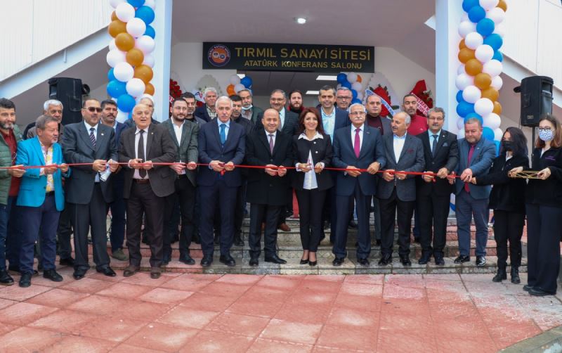 Başkan Vekili Gülcan Kış, Tırmıl Sanayi Sitesi’ndeki Atatürk Konferans Salonu ve Atatürk Büstünün Açılışına Katıldı