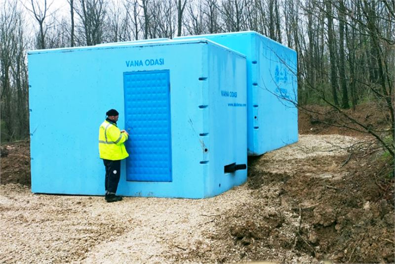 Büyükşehir SASKİ 3 mahallede 4 depoyu hizmete aldı