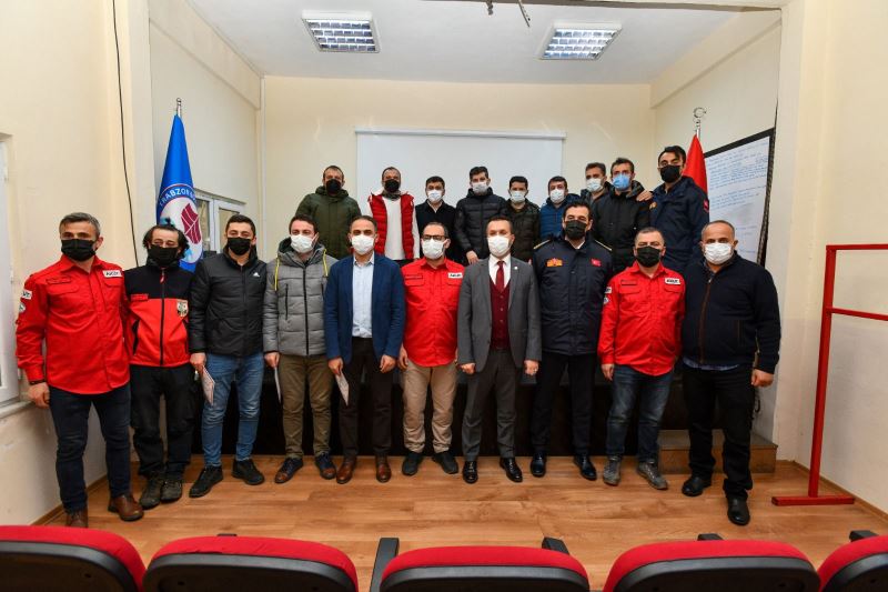 BÜYÜKŞEHİR’DEN ARAMA KURTARMA EĞİTİMİ