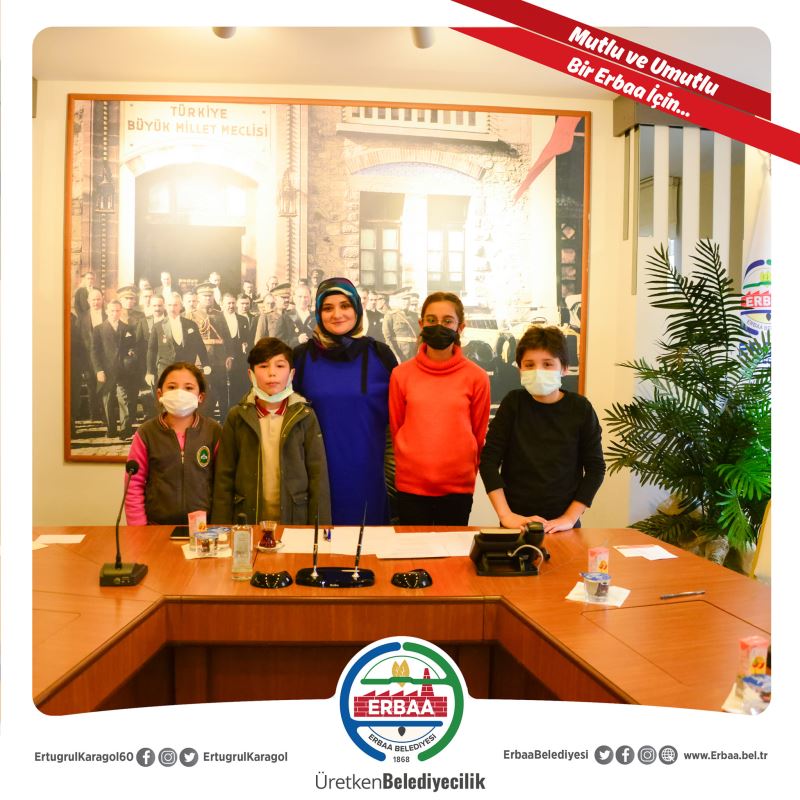 Erbaa Belediyesi Gençlik Meclisimiz ve Çocuk Meclisi Üyelerimiz Toplantı Yaptı.