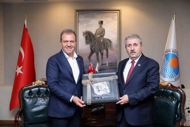 Büyük Birlik Partisi Genel Başkanı Mustafa Destici’den Başkan Vahap Seçer’e Ziyaret