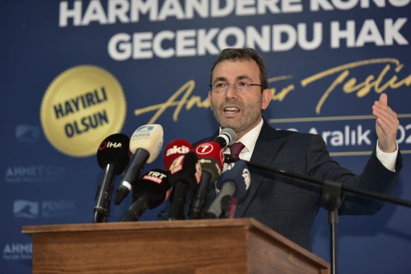 Harmandere Konutlarının 2. Etabı  hak sahiplerine teslim edildi.