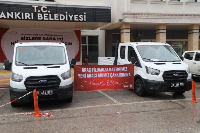 Çankırı Belediyesi Araç Filosuna Taze Kan
