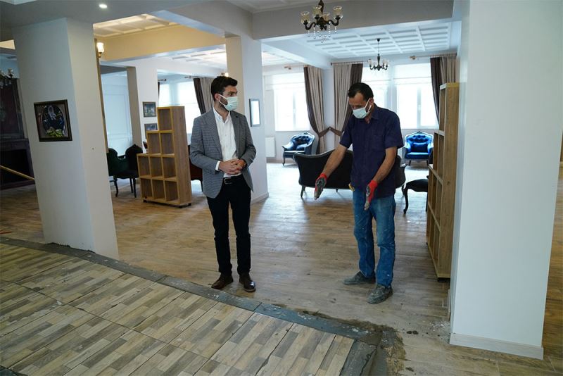 Başkanımız, Ali Özgül Konukevindeki Çalışmaları Yerinde İnceledi.