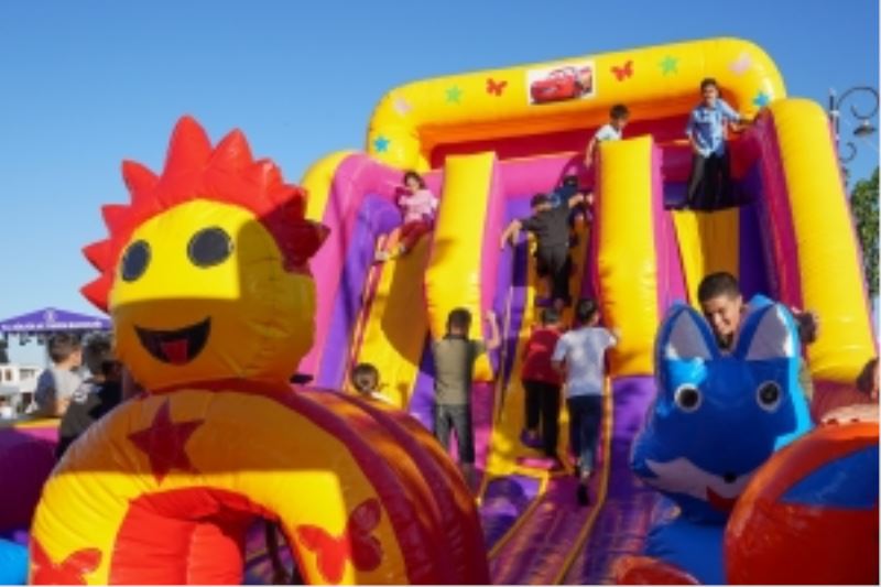 Çocuklar “Oyun Karavanı” ile eğlendi