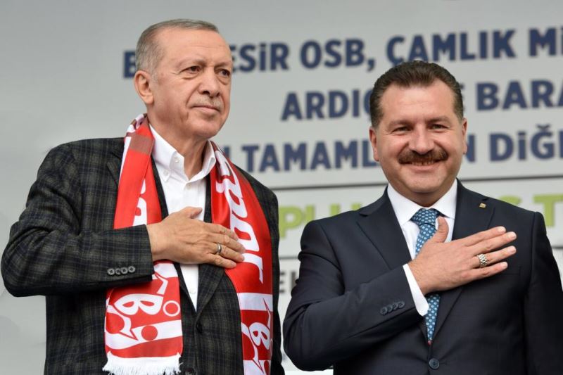Cumhurbaşkanı Erdoğan, Balıkesirlilerle Buluştu