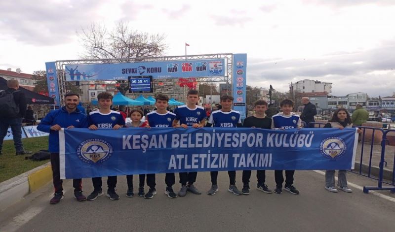 Keşan Belediyespor, “Uluslararası 4. Gelibolu Şevki Koru Koşusu”na damga vurdu