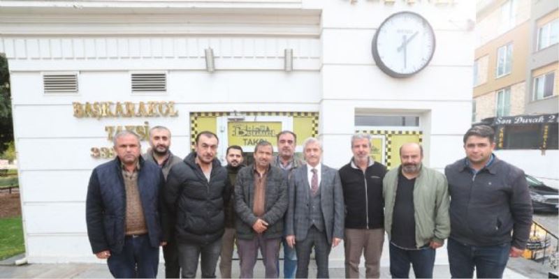 Başkanımızdan Başkarakol Taksi Durağına Ziyaret