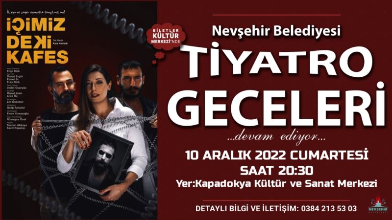 ‘İçimizdeki Kafes’ Adlı Tiyatro Oyunu İçin Biletler Satışa Çıktı