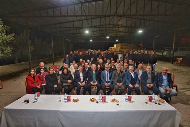 Başkan Zolan Sarayköy’de hemşehrileriyle buluştu