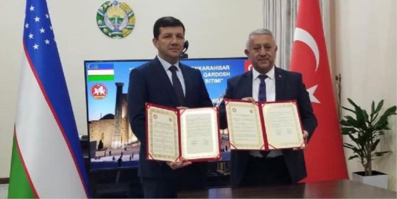 AFYONKARAHİSAR VE SEMERKANT KARDEŞ ŞEHİR OLDU