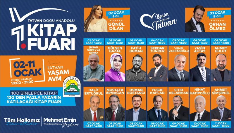 Tatvan’da bir ilk daha… Yüzbinlerce kitap okurseverler ile buluşuyor