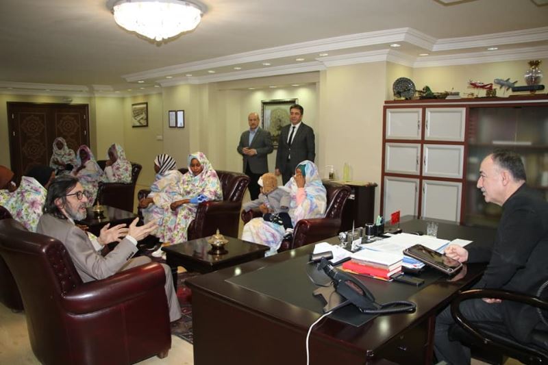 ÇAD’LI BAYAN KURSİYERLER BAŞKANIMIZI ZİYARET ETTİ