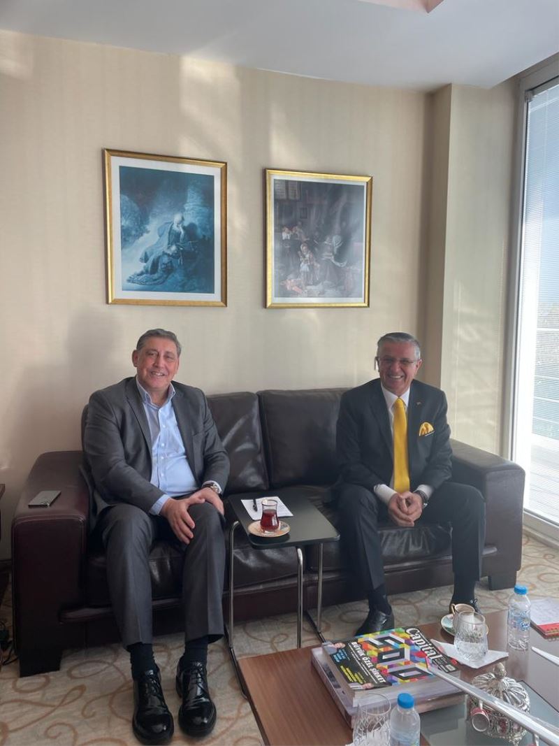 Başkan Topaloğlu Karaer ile bir araya geldi