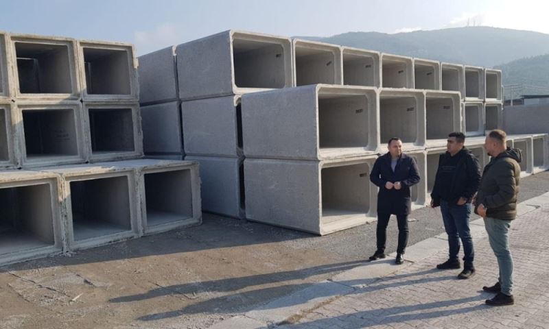 Büyükşehir, Su Geçişleri için 500 Adet Kutu Menfez Alıyor