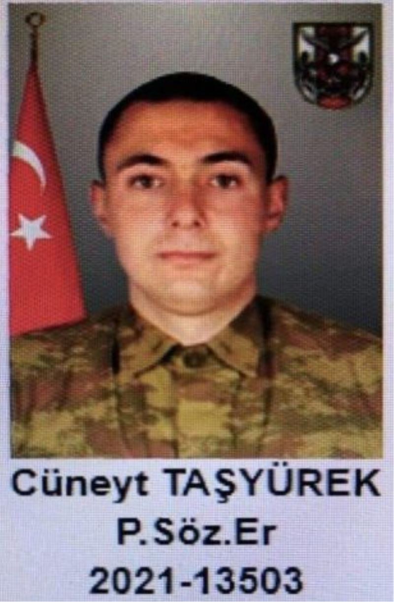 Afyonkarahisar İli Çobanlar İlçemiz nüfusuna kayıtlı P.Söz.Er Cüneyt TAŞYÜREK Şehit olmuştur