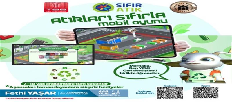 Yenimahalle Belediyesi’nden Eğitici Mobil Çocuk Oyunu