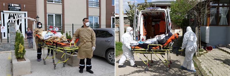 45 bin kişiye hasta nakil ambulans hizmeti