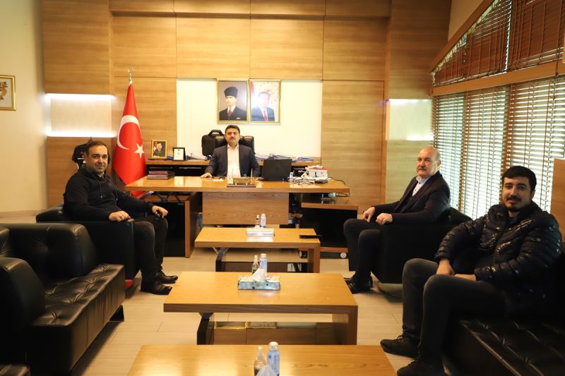 Gaziantep Cizreliler Derneği Başkanından, Kaymakam / Belediye Başkan V. Mehmet Tunç’a Ziyaret.