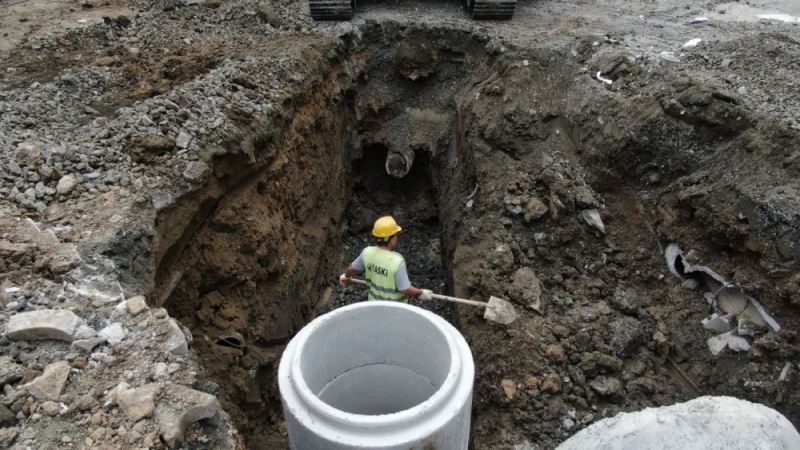Belediye Evleri Kavşağı artık sele teslim olmayacak
