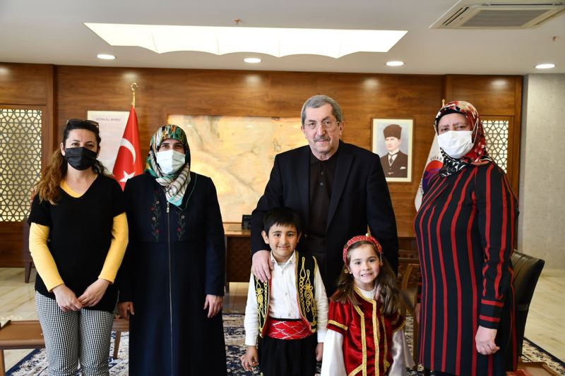 Kurtuluş Mahallesi SYM Öğrencilerinden Başkan Vergili