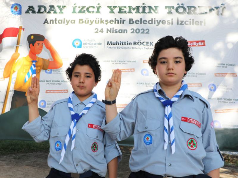 Büyükşehir’in İzci Adayları Yemin Etti