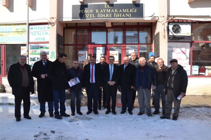 BAŞKANIMIZ İLÇELERE ÇIKARMA YAPTI