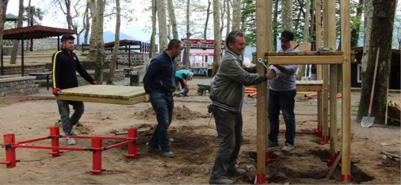 KALEDE DÜZENLEME ÇALIŞMALARI BAŞLADI