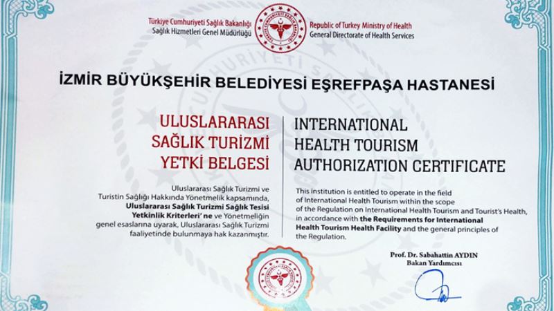 Eşrefpaşa Hastanesi’nde uluslararası hizmet dönemi