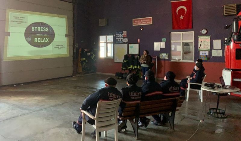 İTFAİYE PERSONELİNE STRES YÖNETİMİ VE PSİKOLOJİK DAYANIKLILIK EĞİTİMİ VERİLDİ