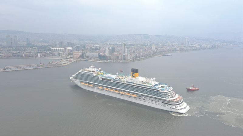 İkinci gemi İzmir Limanı’na yanaştı