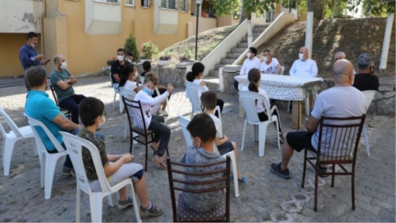 BAŞKAN MUZAFFER BIYIK, SİTE SAKİNLERİNE MİSAFİR OLDU