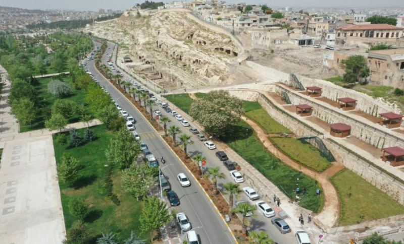 Büyükşehir’den Kızılkoyun Nekropol Alanında Yeni Yeşil Alan