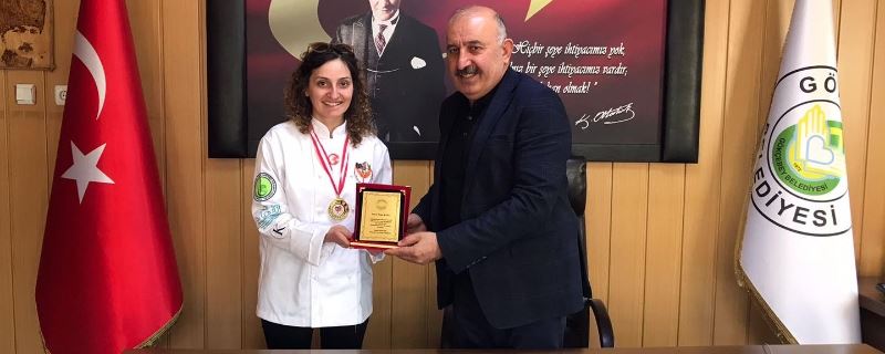 Özge Kaya Başkanımızı ziyaret etti