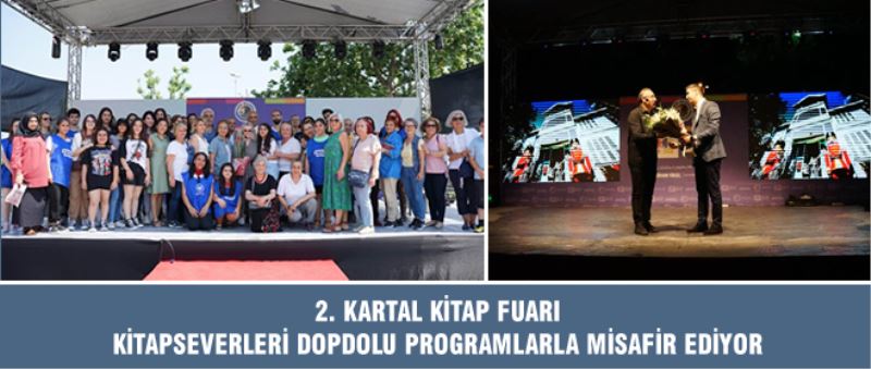 2. KARTAL KİTAP FUARI KİTAPSEVERLERİ DOPDOLU PROGRAMLARLA MİSAFİR EDİYOR