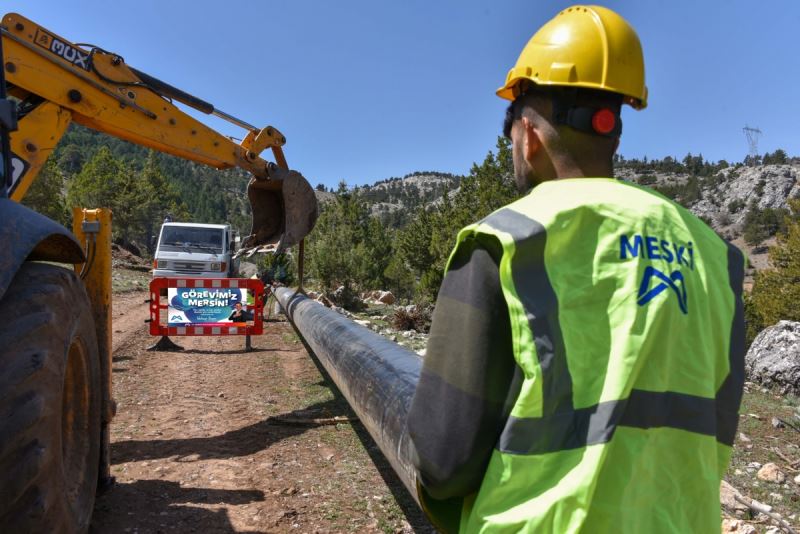 MESKİ, Tarsus Gülek Mahallesi’ndeki İçmesuyu Çalışmalarına Devam Ediyor