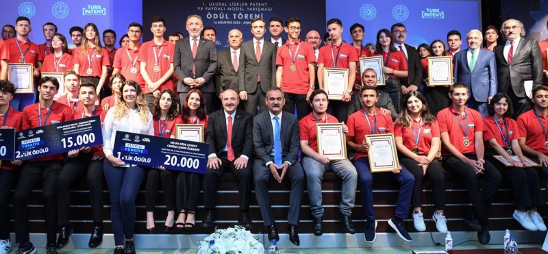I.ULUSAL LİSELER PATENT VE FAYDALI MODEL YARIŞMASI ÖDÜL TÖRENİ