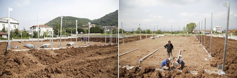 Kartepe Şevkatiye Parkında çalışmalar hızla ilerliyor