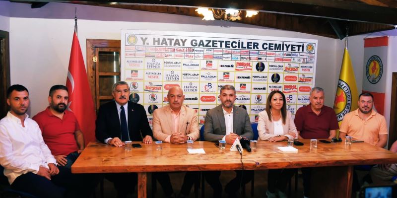 BAŞKAN YILMAZ’DAN GAZETECİLERE ZİYARET