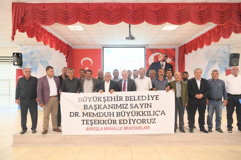 Başkan Büyükkılıç, Bir Günde İki İlçede Muhtarlarla Buluştu