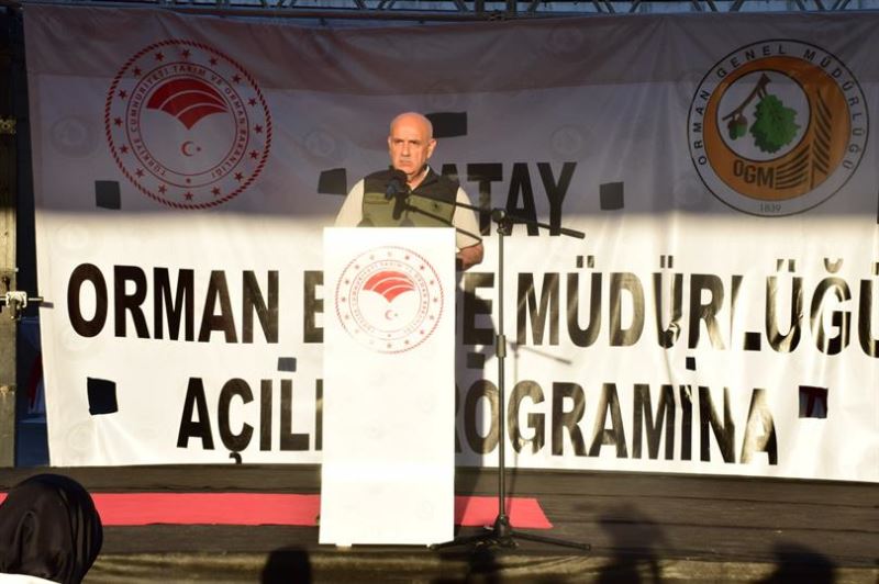 BAKAN KİRİŞCİ, HATAY ORMAN BÖLGE MÜDÜRLÜĞÜ BİNASINI HİZMETE AÇTI
