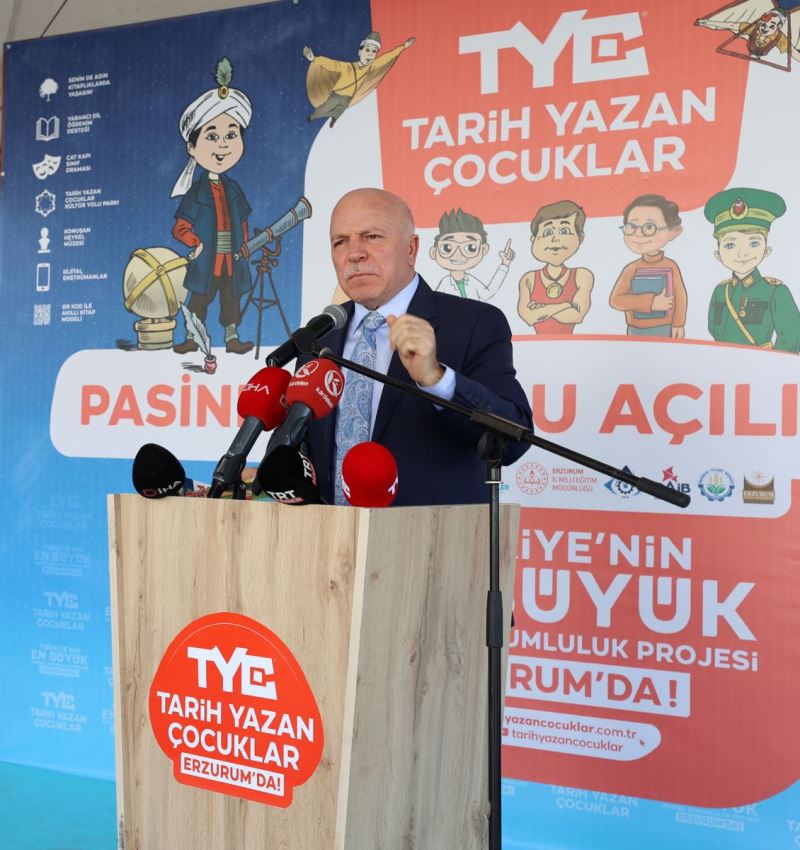 BÜYÜKŞEHİR’DEN YENİ BİR EĞİTİM PROJESİ DAHA: “TARİH YAZAN ÇOCUKLAR ERZURUM’DA”