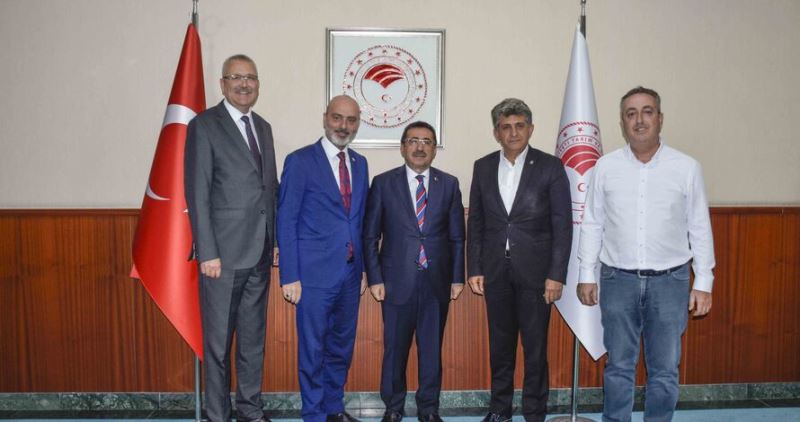 Başkan Özkan’dan Tarım ve Orman Bakan Yardımcısı Pakdil ile Ankara’da görüşme