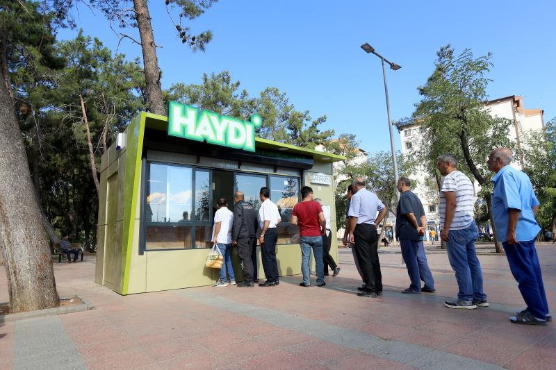 HAYDİ EKMEK BÜFELERİNDE SATIŞ BAŞLADI