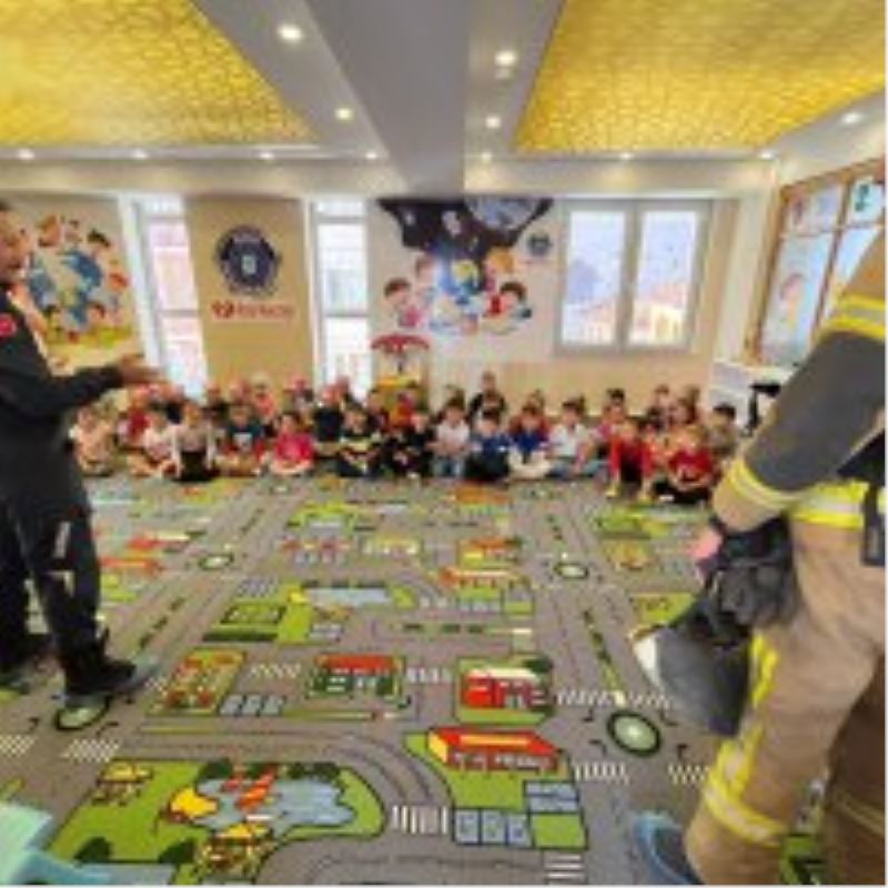 Minik alev savaşçıları göreve hazır